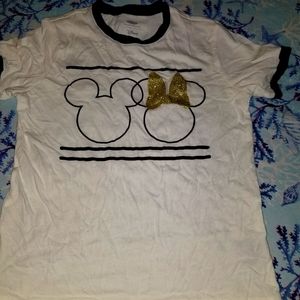 Mini and Mickey mouse shirt